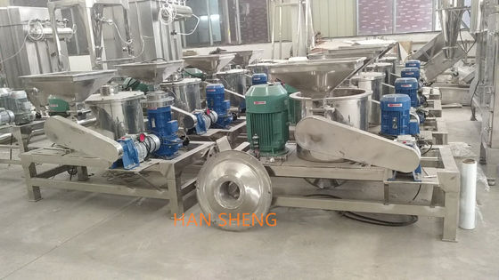 Drehendes Blatt 500kgh trocknete Blatt-feine Pulver-Zerkleinerungsmaschine